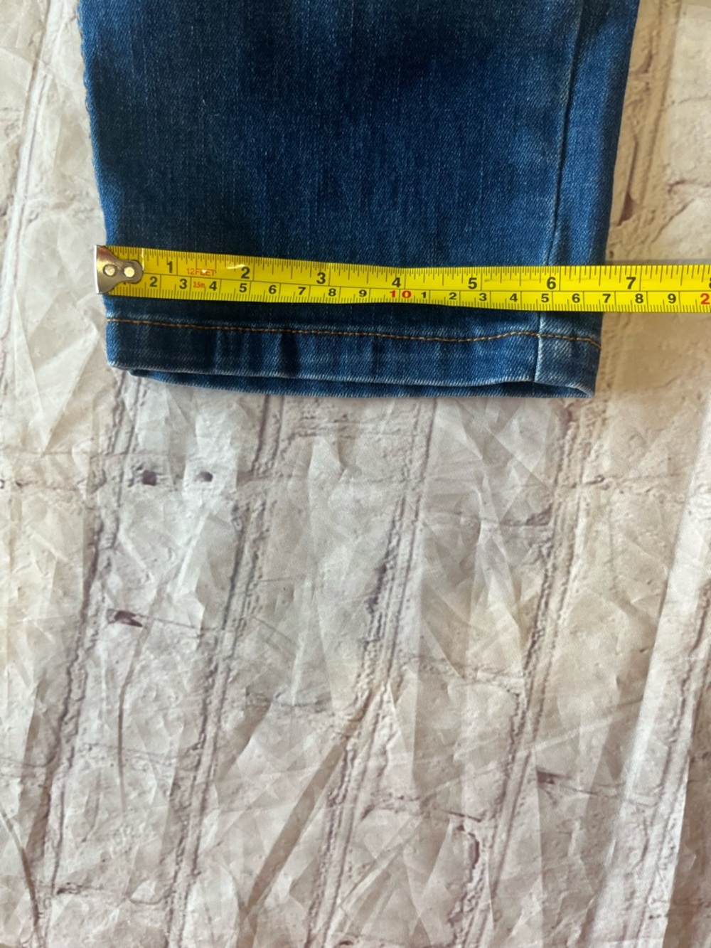 Urban Republic Womens Slim Straight Jeans Size 12 Blue Denim Mid Rise Stretch - Picture 12 of 16